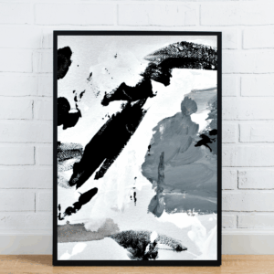 Abstract Brush Stroke Painting