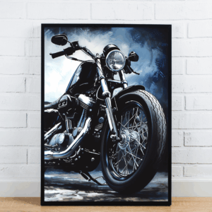 Classic Motorcycle Digital Art