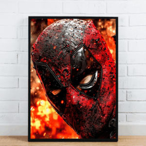Deadpool Fire Mask