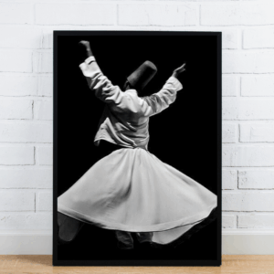 Whirling Sufi Dancer In Motion