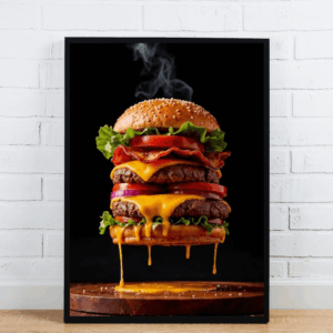 Melting Cheeseburger Stack