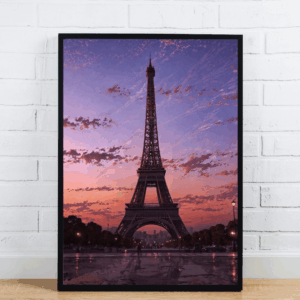 Eiffel Tower At Sunset
