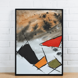 Geometric Watercolor Painting