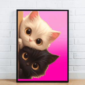 Cute Kittens Peeking Out