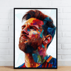 Messi Polygon Art