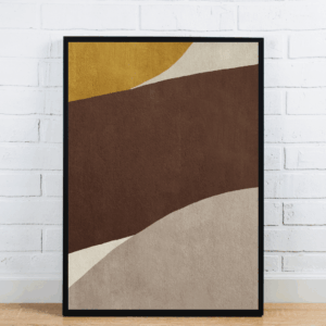 Earth Tone Abstract Canvas
