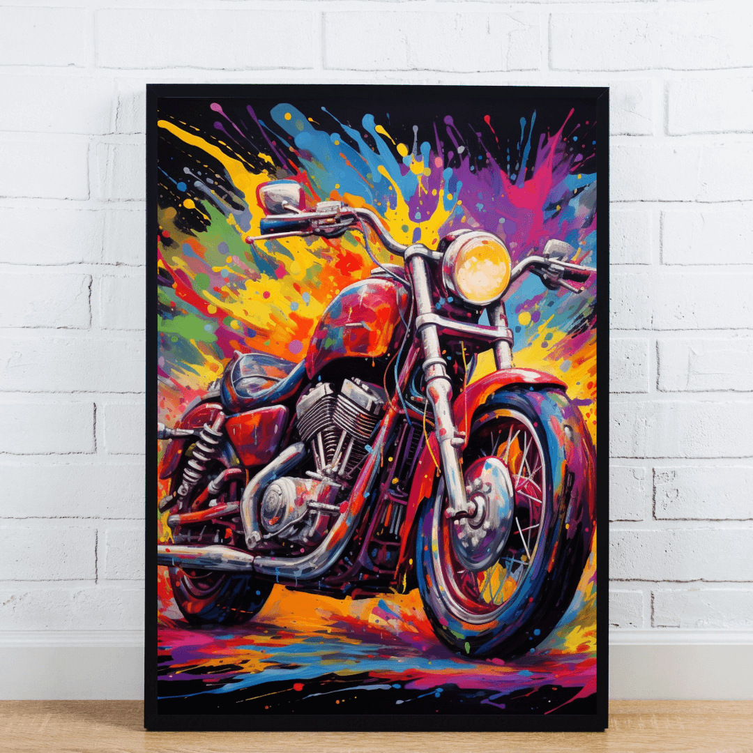 Bold Motorcycle Artwork
