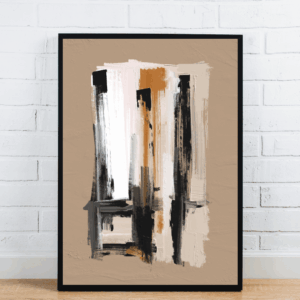 Vertical Abstract Art Canvas