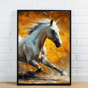 White Horse In Motion