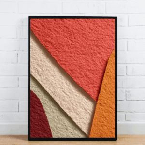 Layered Color Paper Art